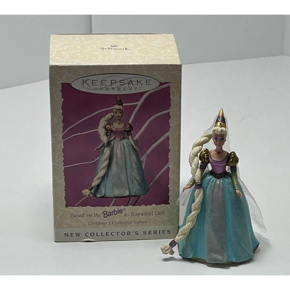HALLMARK KEEPSAKE ORNAMENT BARBIE RAPUNZEL 1997 CHILDREN'S COLLECTORS SERIES